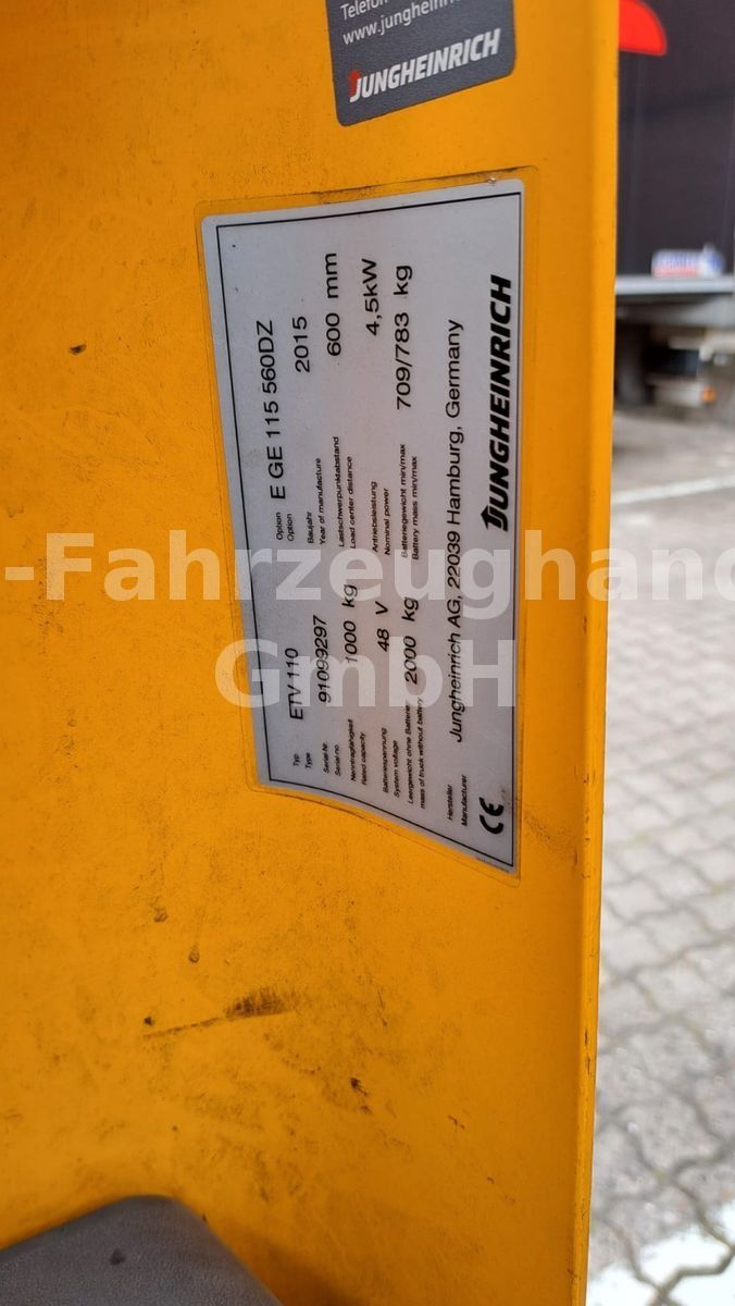 Fahrzeugabbildung Jungheinrich ETV 110
