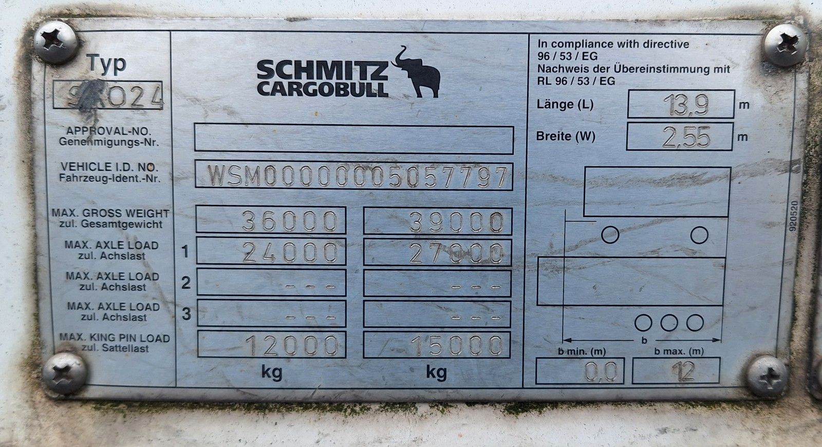 Fahrzeugabbildung Schmitz Cargobull SKO 24