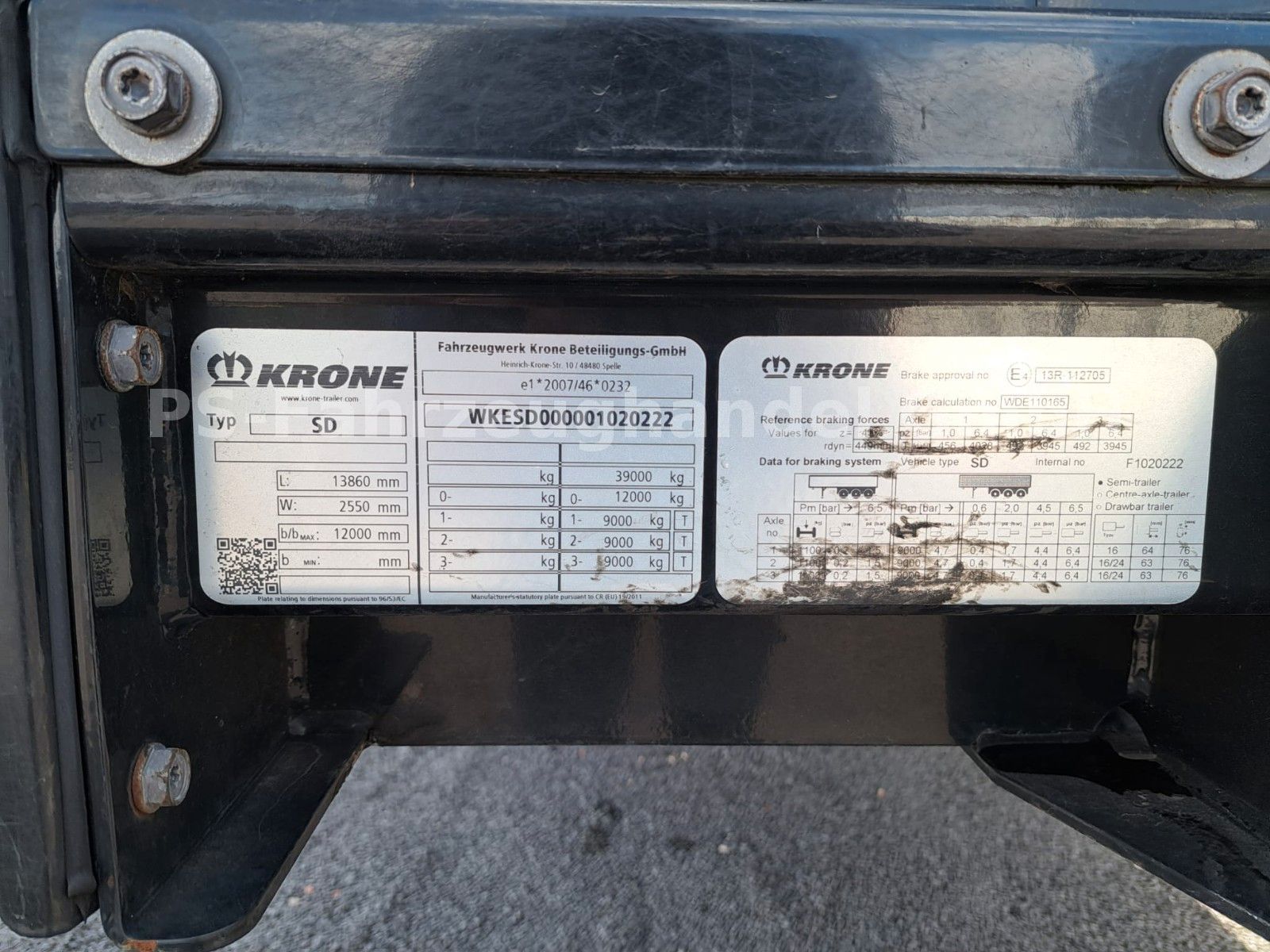 Fahrzeugabbildung Krone SDP 27*Mega*LiftA*HubDach*Edscha