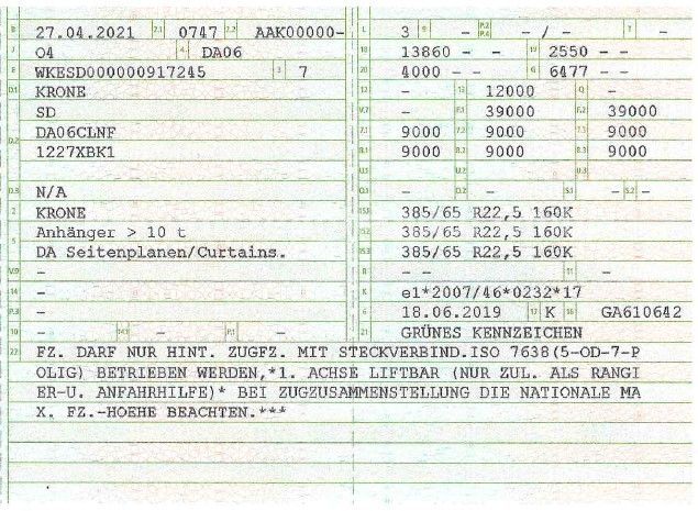 Fahrzeugabbildung Krone Profi Liner SDP 27 eLB50-CS*LiftA*Edscha*PalKa