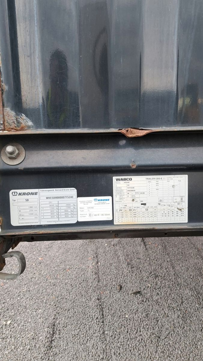 Fahrzeugabbildung Krone SDP 27*Mega*BPW*LiftA*StaplerH