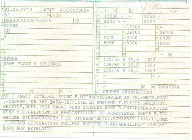 Fahrzeugabbildung Krone SDP 27*Mega*BPW*LiftA*StaplerH