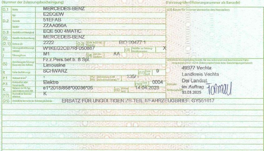 Fahrzeugabbildung Mercedes-Benz EQE 500 4Matic*AMG Line*Leder* Navi*DAB*AHK