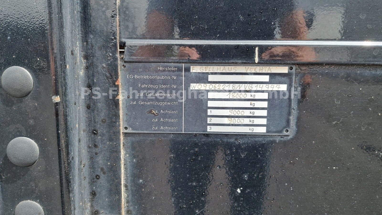 Fahrzeugabbildung Andere Gellhaus*2-Achs-Anhänger*Baustoffe
