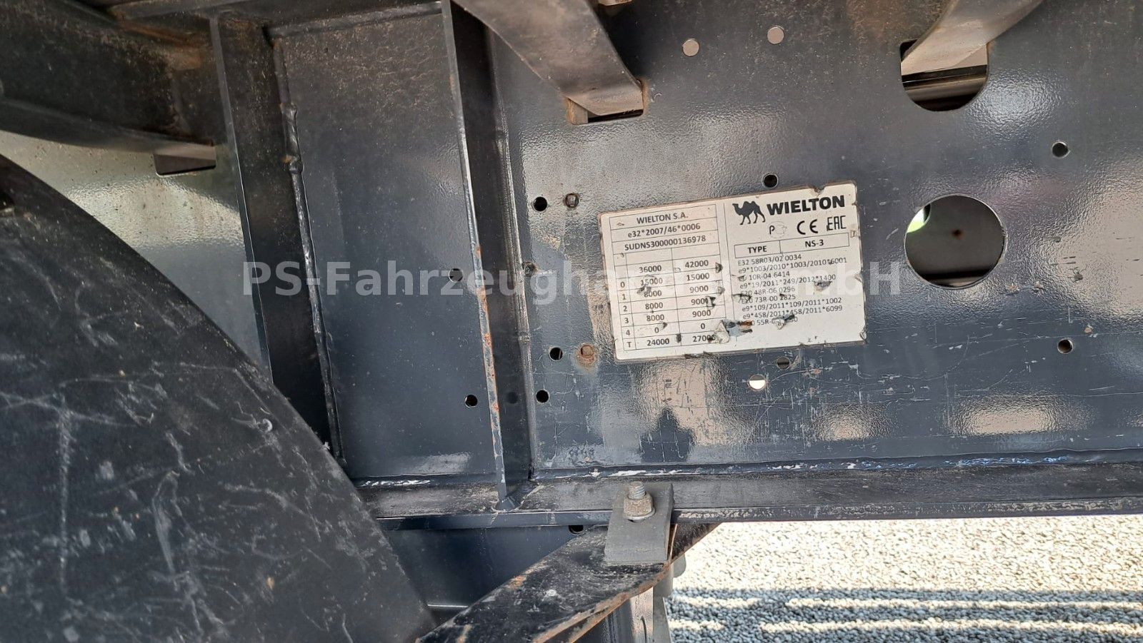 Fahrzeugabbildung Wielton Curtain Standard NS3KM4* SAF*LiftA* 7x vorhanden