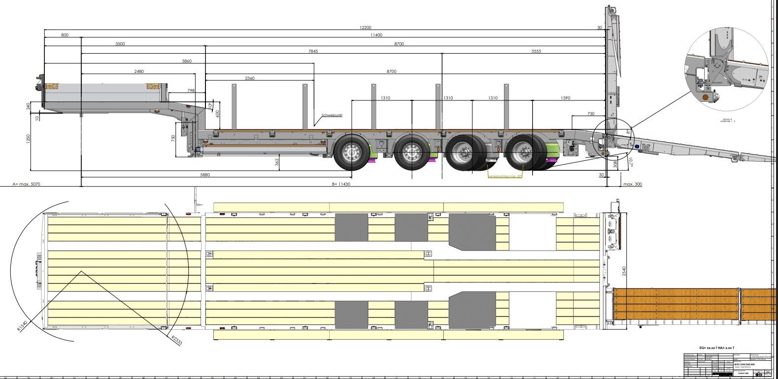 Fahrzeugabbildung Schwarzmüller *F-Serie*Tieflader*gekröpft*Hydr.Rampen