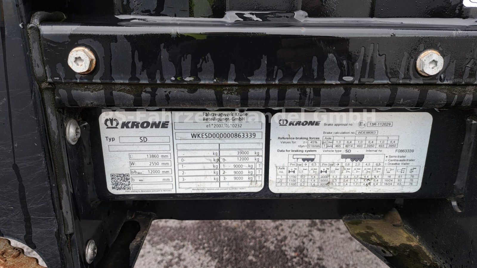 Fahrzeugabbildung Krone SDP 27 eLB50-CS*LiftA*Edscha