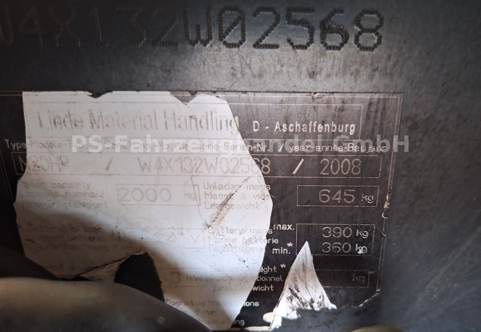 Fahrzeugabbildung Linde N 20 HP*Kommsionierer