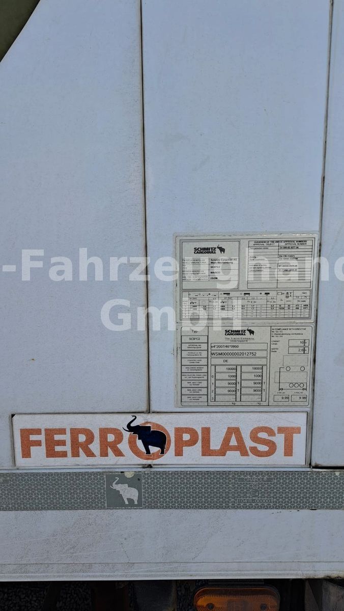 Fahrzeugabbildung Schmitz Cargobull ZKO 18/L-FP45*IsoKoffer*Durchlader*Doppelst*LBW