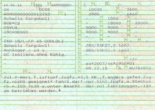 Fahrzeugabbildung Schmitz Cargobull ZKO 18/L-FP45*IsoKoffer*Durchlader*Doppelst*LBW